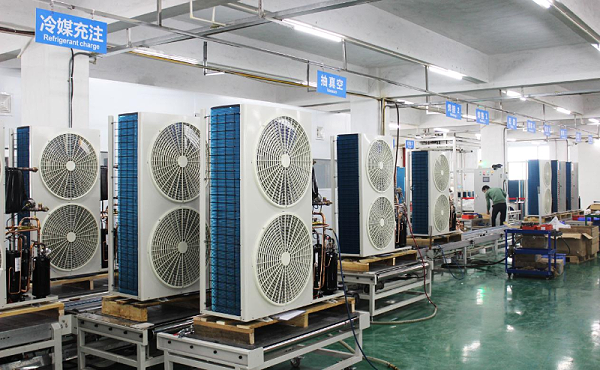 圣普森空气能热泵工厂